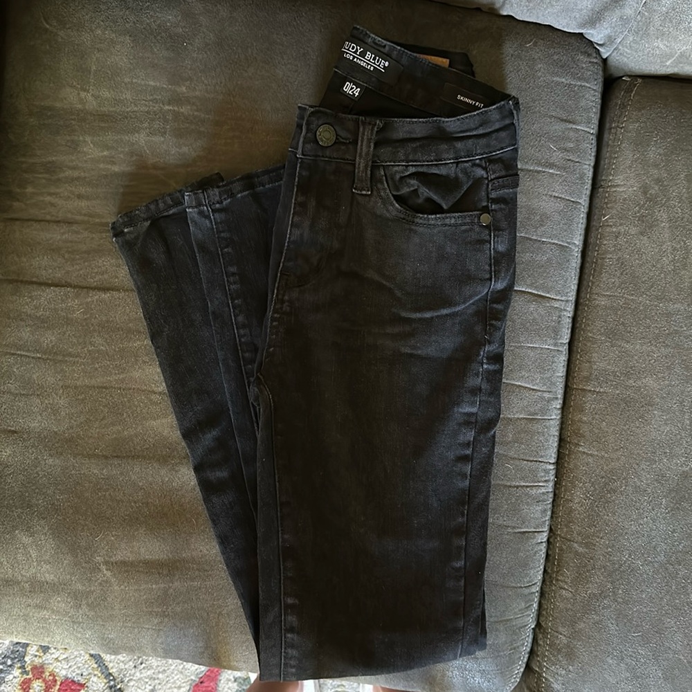 Just blue black denim